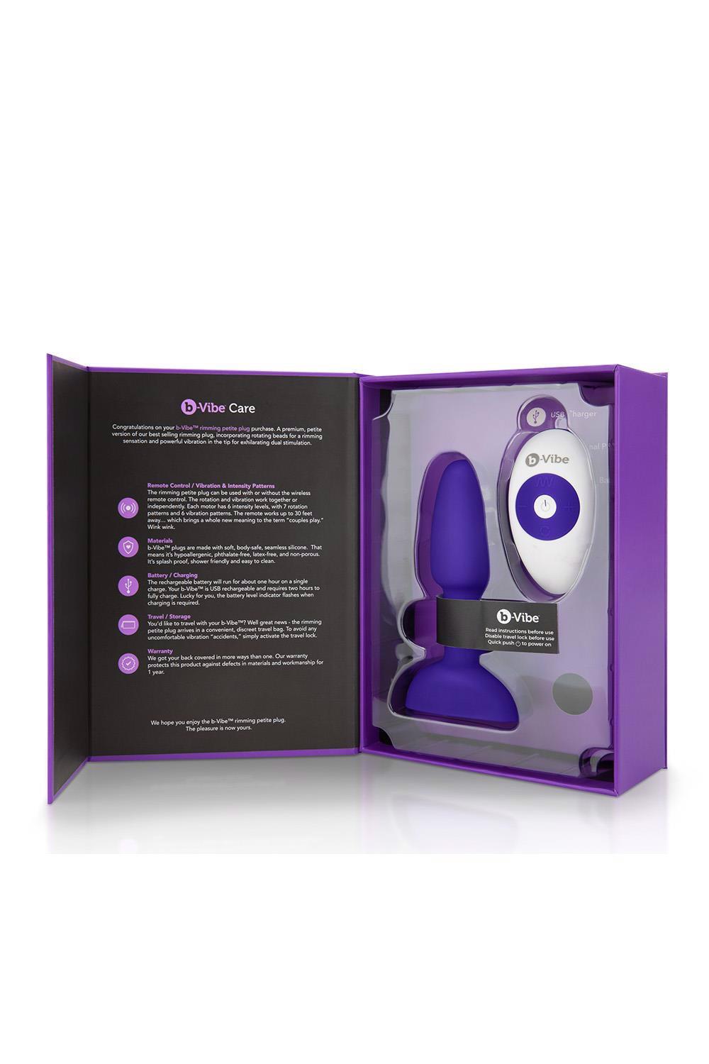 B-VIBE RIMMING PETITE PURPLE - obrazek 5