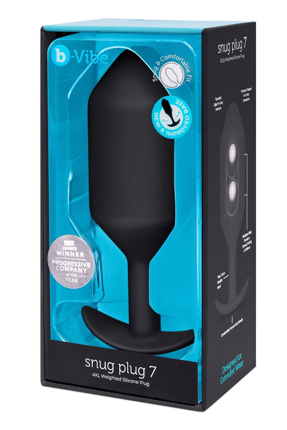 B-VIBE SNUG PLUG 7 BLACK - obrazek 5