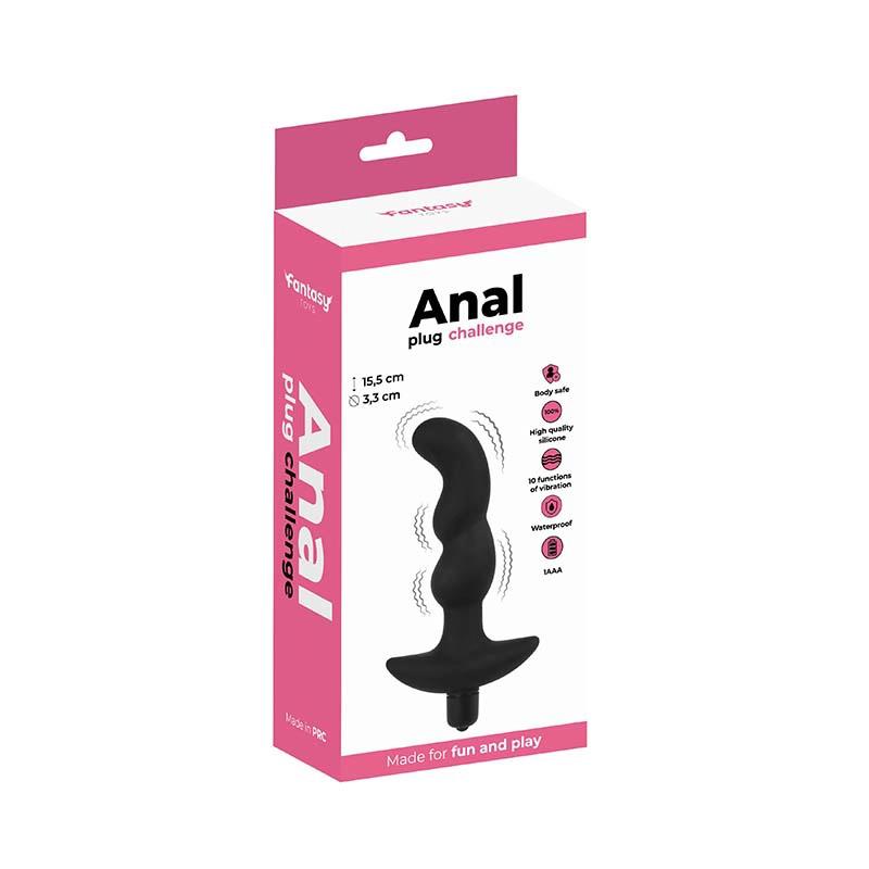 Masażer prostaty wibrujący Fantasy na baterię AAA 15 cm - obrazek 3