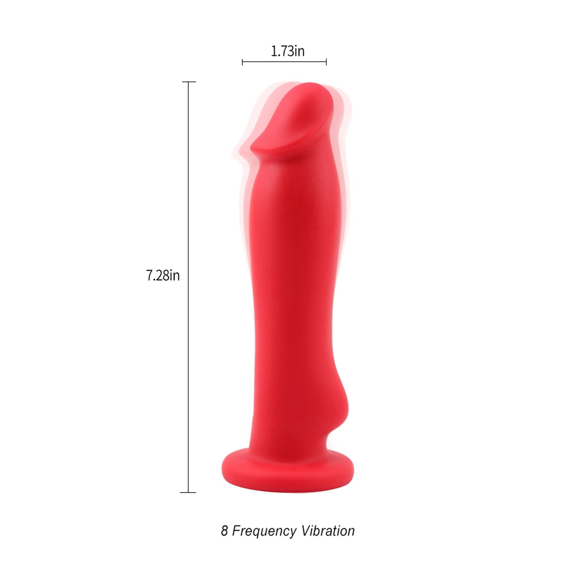 Wibrator analny silikonowy didi Real Burst 18.5 cm - obrazek 5