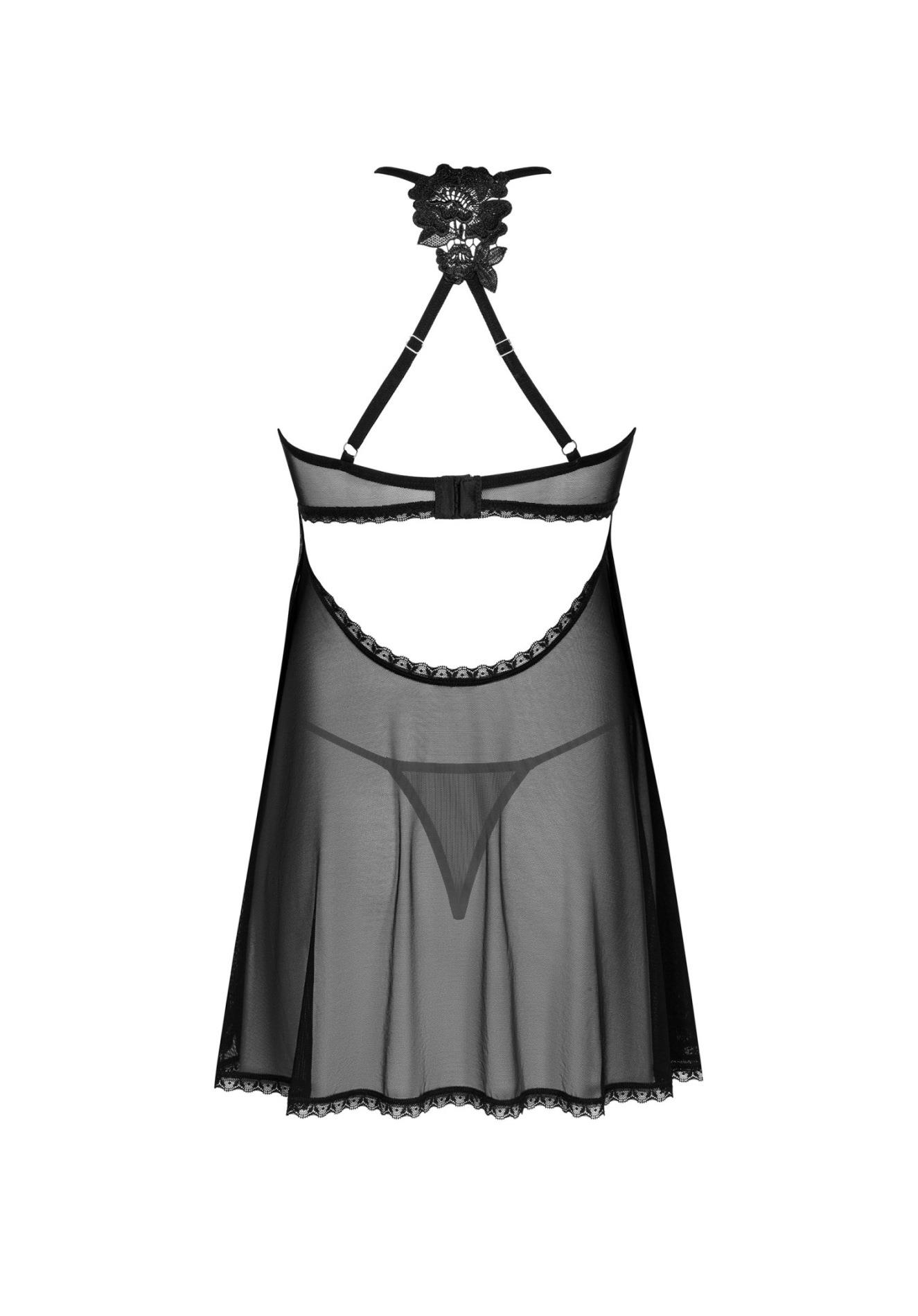 Babydoll i stringi Latinesa Obsessive czarne XS/S - obrazek 6