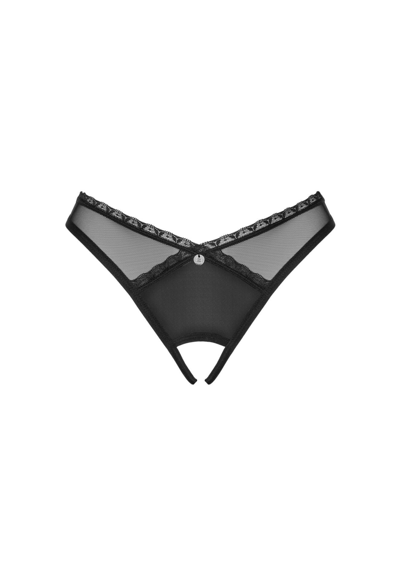 Stringi otwarte Latinesa Obsessive czarne XS/S - obrazek 7