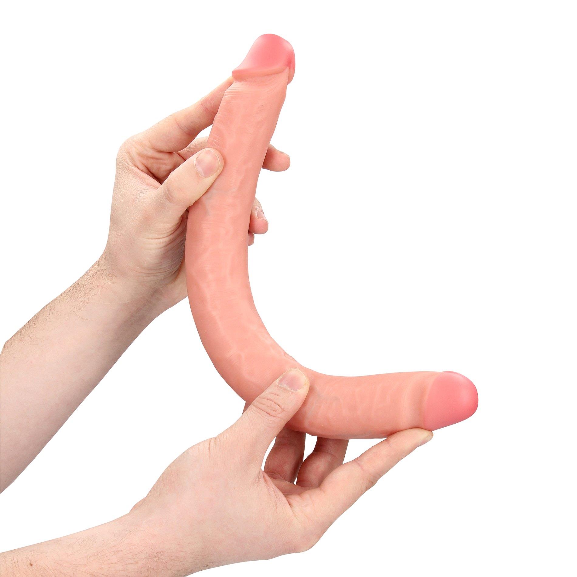 Podwójne dildo RealRock Slim 36 cm - obrazek 6
