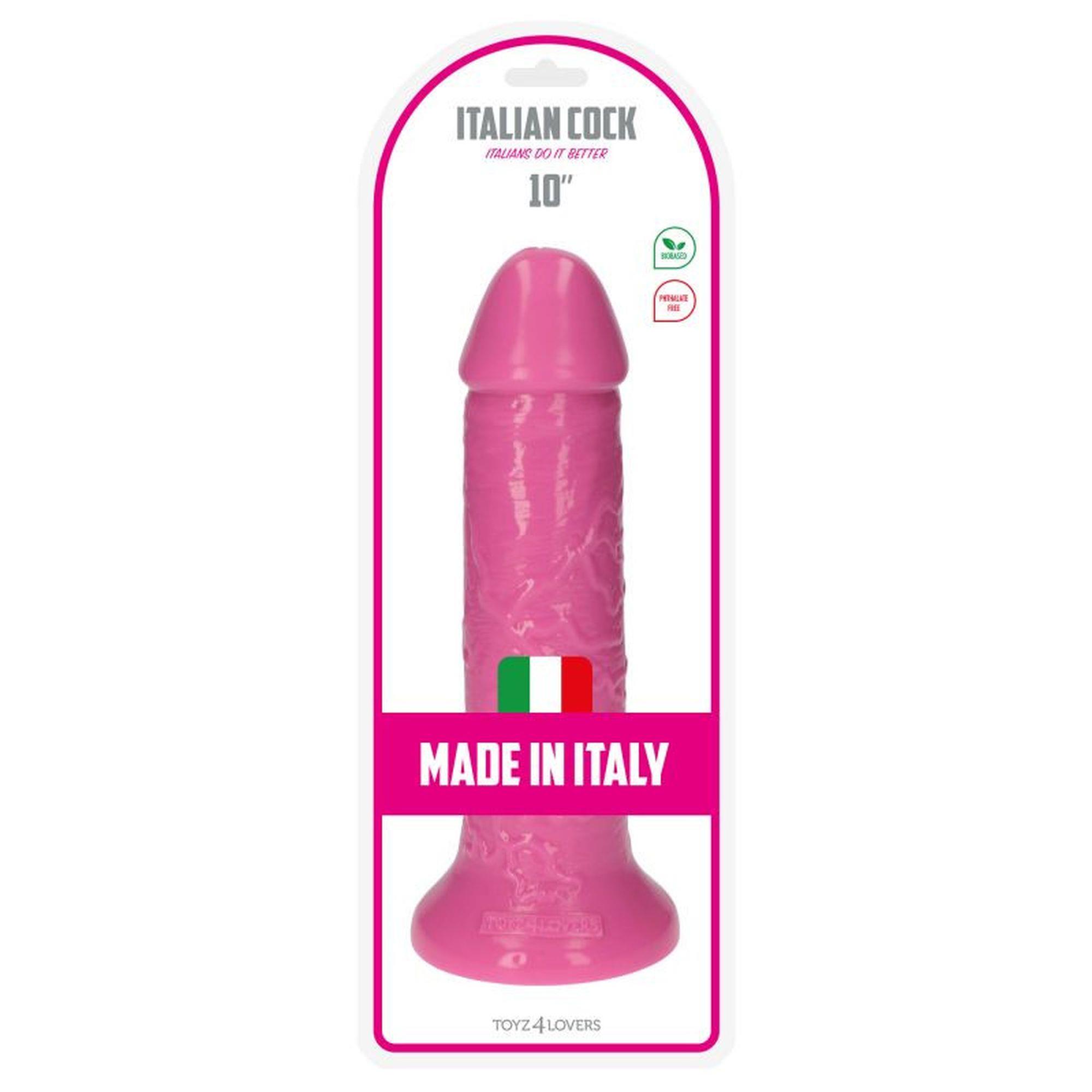 Dildo cyberskórzane Sansone Toyz4lovers różowe 25,5 cm - obrazek 6