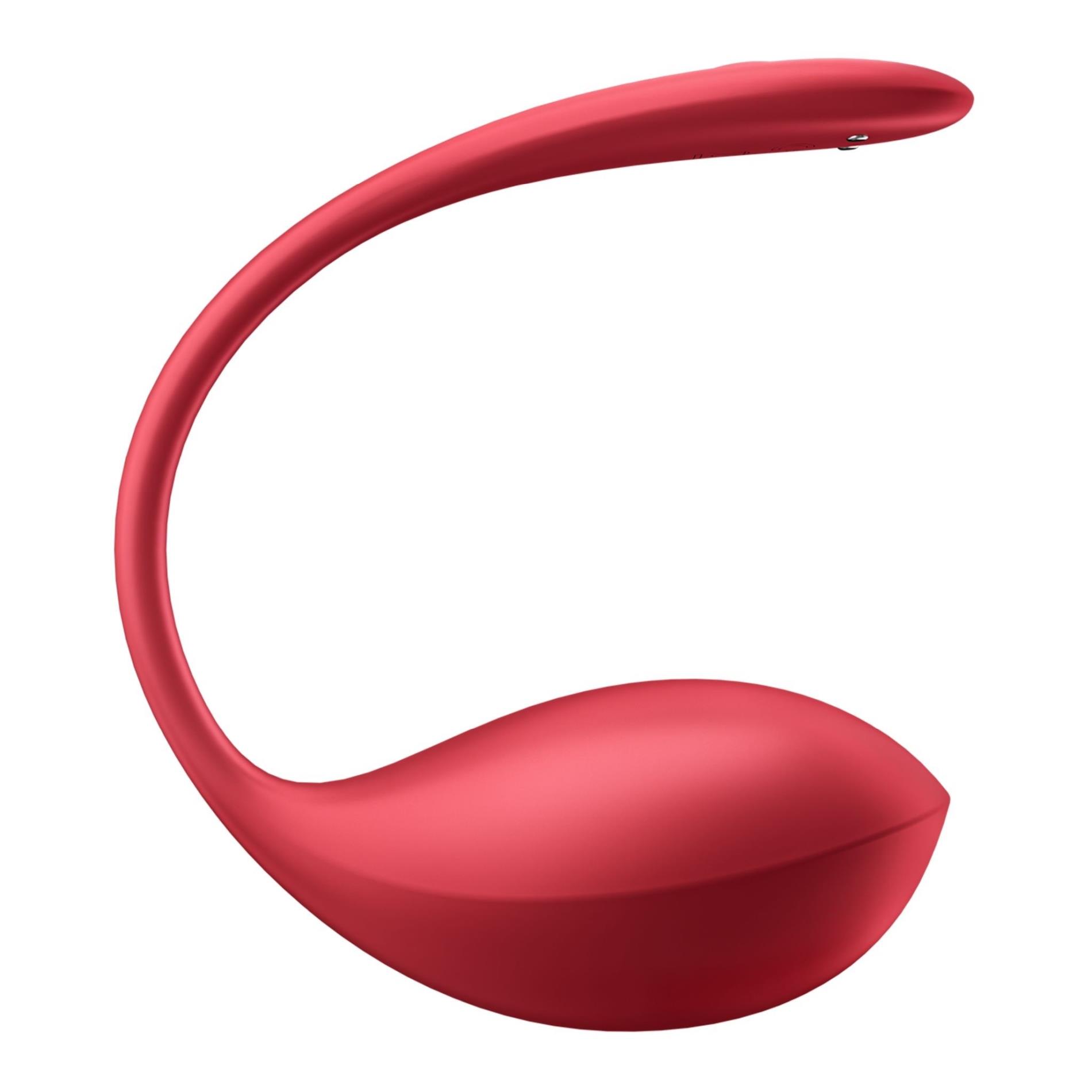 Jajko wibrujące Satisfyer Shiny Petal czerwone z aplikacją - obrazek 6