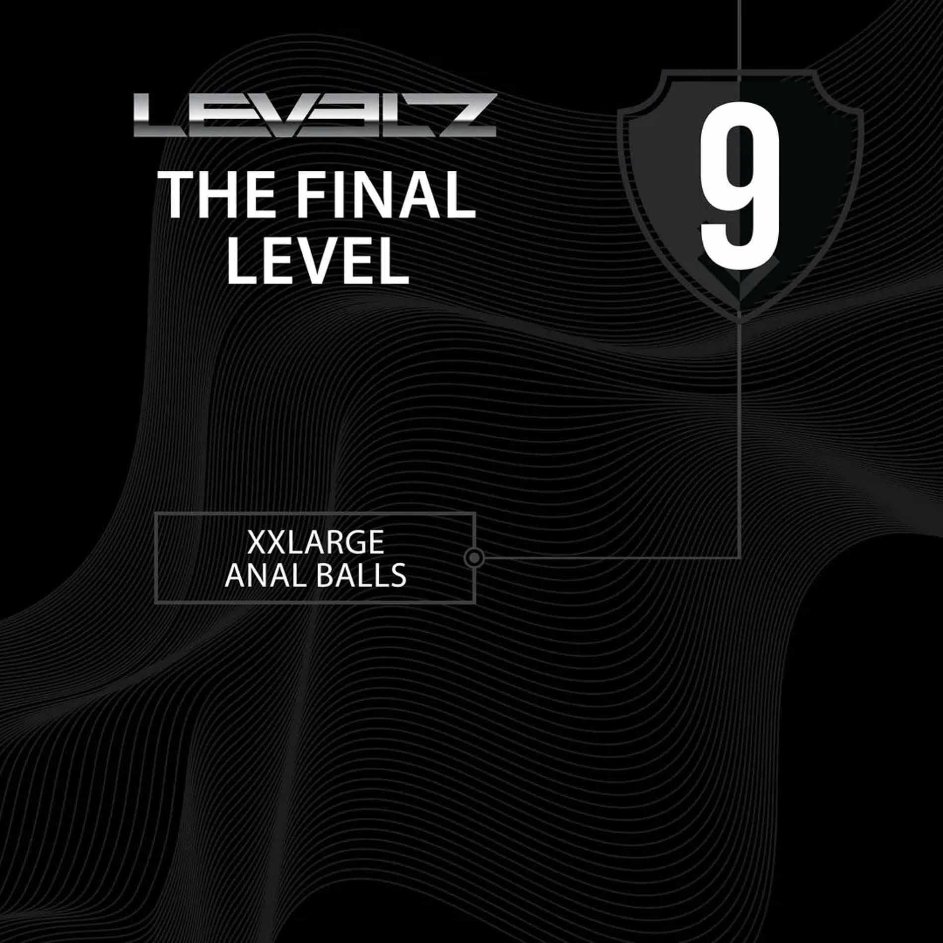 Kulki analne silikonowe Levelz XXL 6 cm czarny - obrazek 6