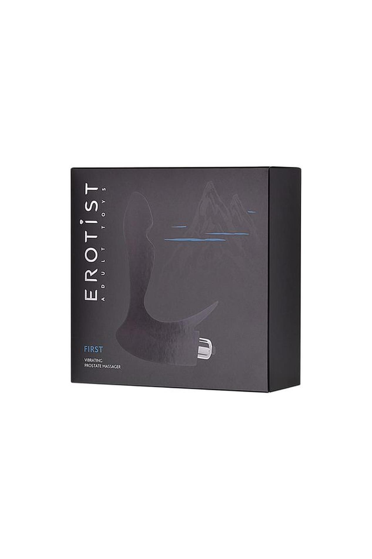 Masażer prostaty Erotist silikonowy czarny 14 cm - obrazek 6
