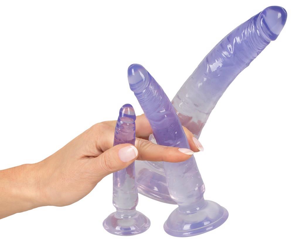 Zestaw dildo analnych Crystal 3 sztuki PVC - obrazek 7