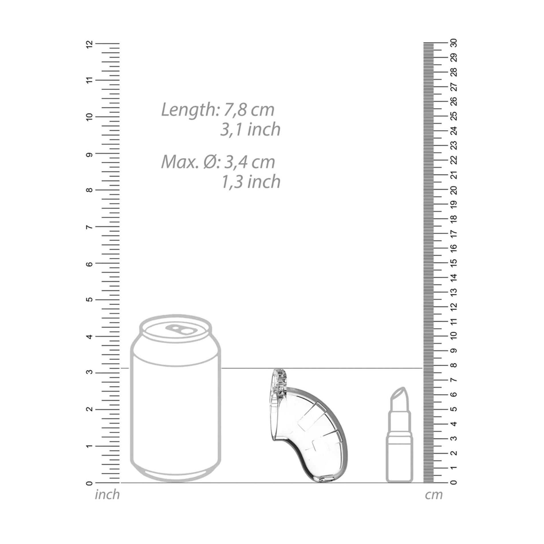 Klatka cnoty ManCage Model 13 poliwęglan 6,5 cm - obrazek 7