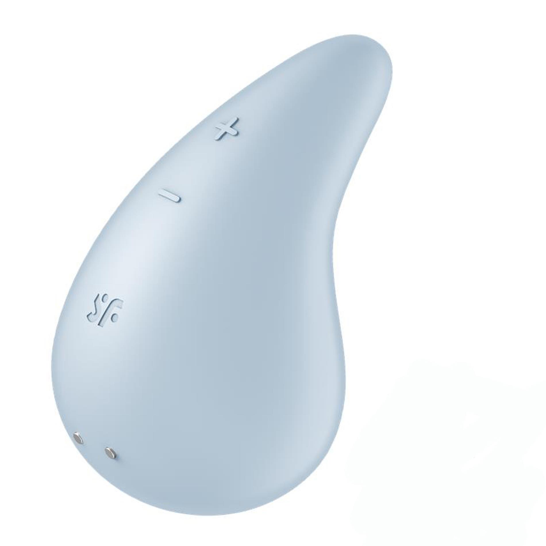 Wibrator mini Satisfyer Dew Drop niebieski silikonowy USB - obrazek 6
