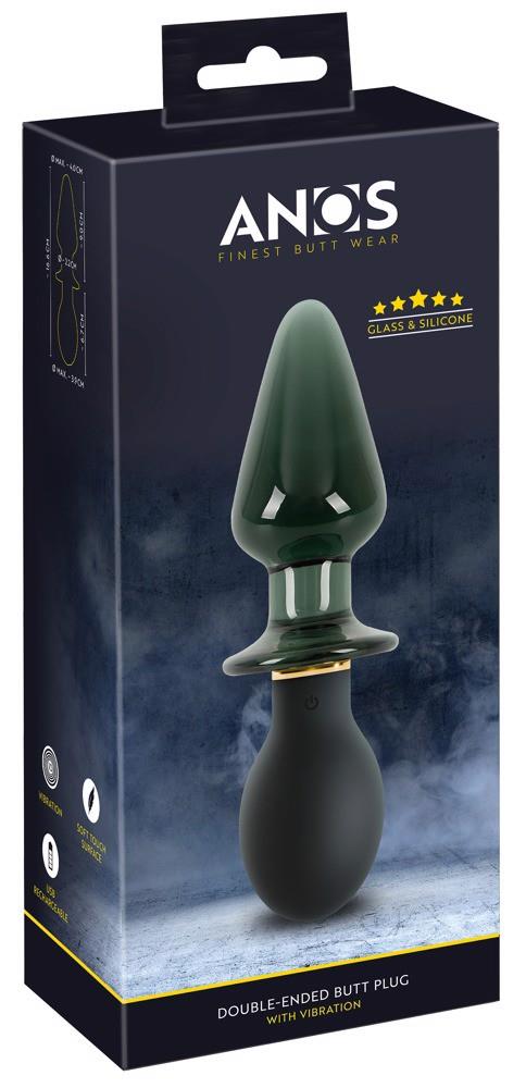 ANOS Double-Ended Butt Plug with Vibration - obrazek 6