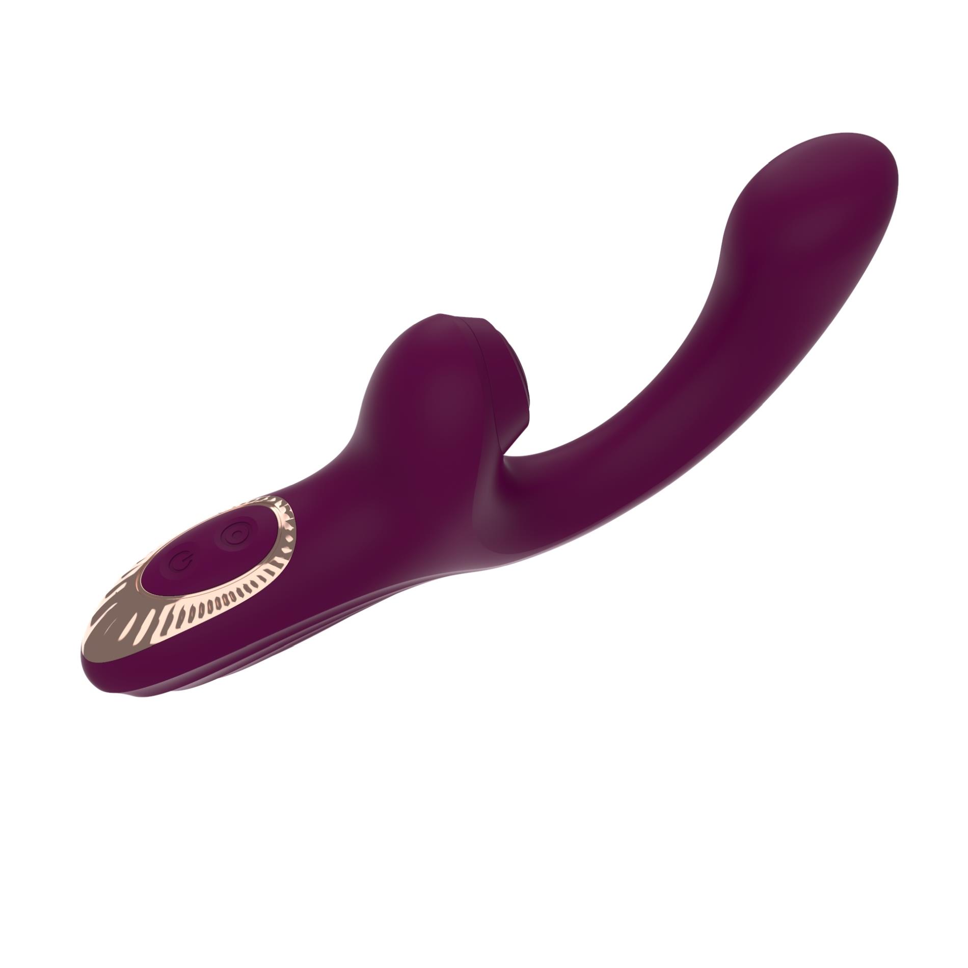 Wibrator punktu G Lila silikonowy podgrzewany 7 trybów USB - obrazek 6