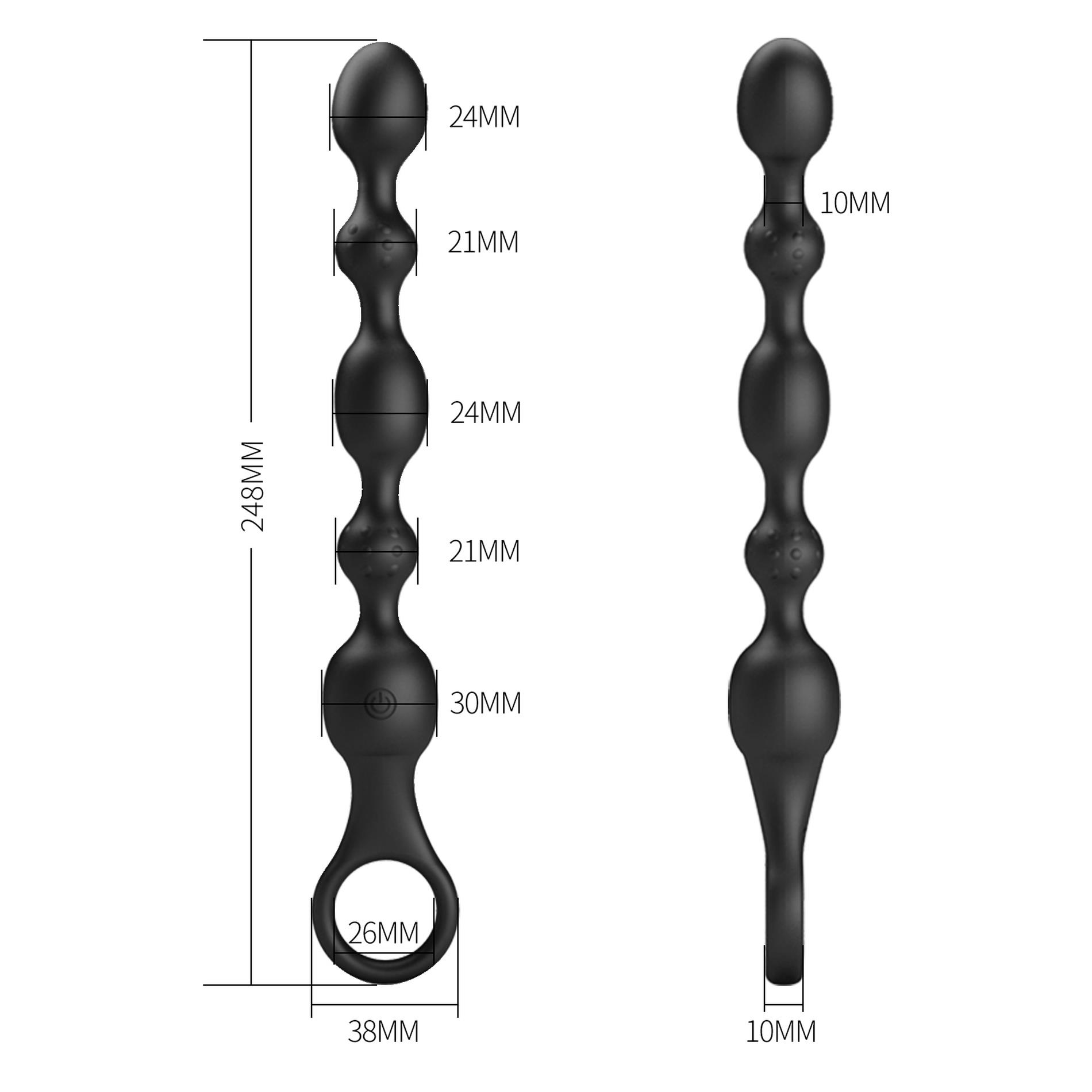 Wibrator analny koralikowy Pretty Love Van silikonowy 10 trybów USB - obrazek 9