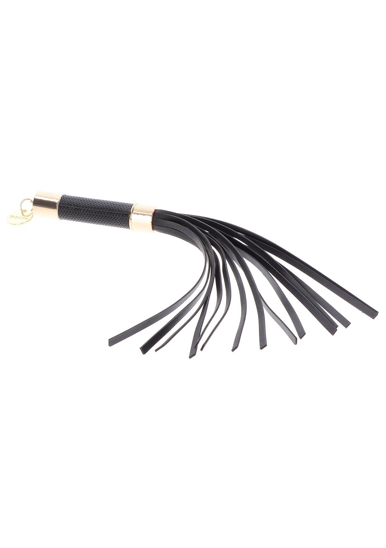 Czarny flogger Statement Taboom 33 cm - obrazek 10