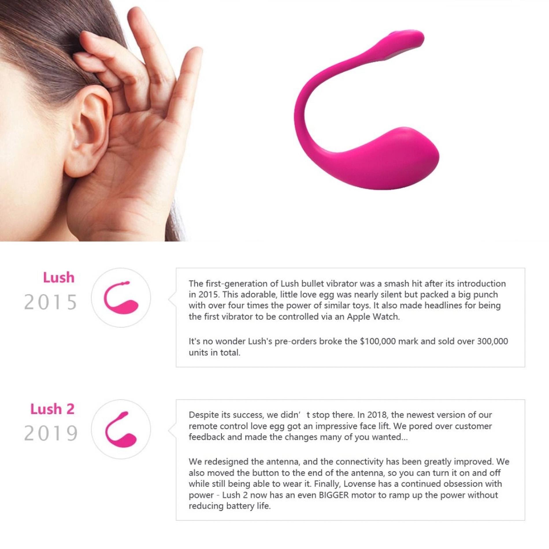 Wibrator Lovense Lush 2 sterowany aplikacją Bluetooth USB - obrazek 15