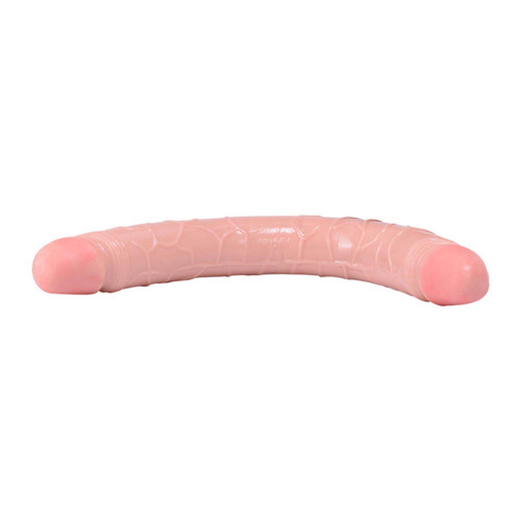 Dildo podwójne realistyczne Real Rapture PVC 34 cm - obrazek 3