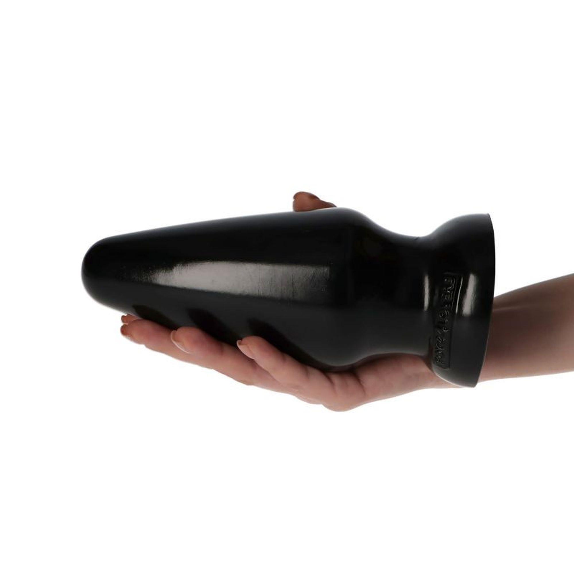 Korek analny Italian Cock Toyz4lovers PVC czarny 16,5 cm - obrazek 3