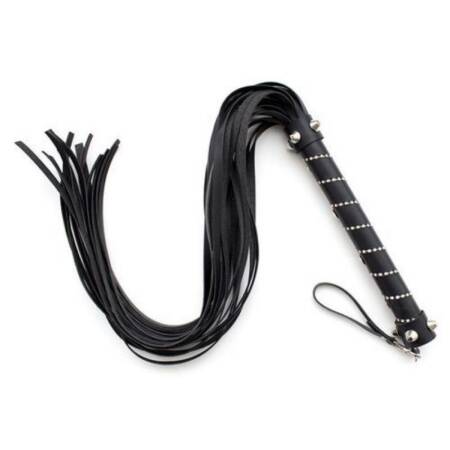 Bicz z frędzlami Easy Line Toyz4lovers czarny 50 cm