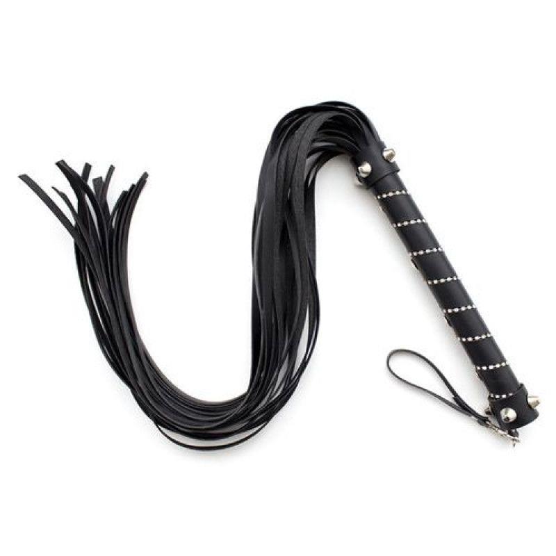 Bicz z frędzlami Easy Line Toyz4lovers czarny 50 cm