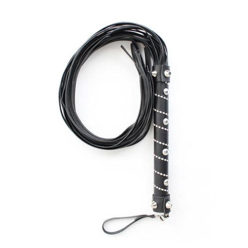 Bicz z frędzlami Easy Line Toyz4lovers czarny 50 cm - obrazek 2