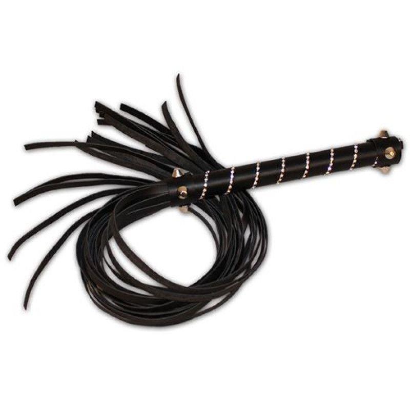 Bicz z frędzlami Easy Line Toyz4lovers czarny 50 cm - obrazek 3