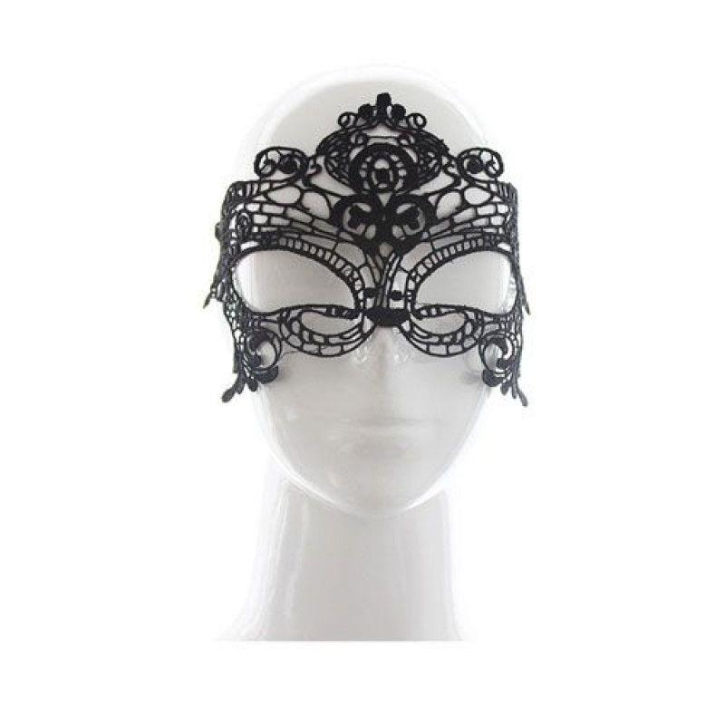 Maska BDSM Royal Mask Toyz4lovers czarna - obrazek 2