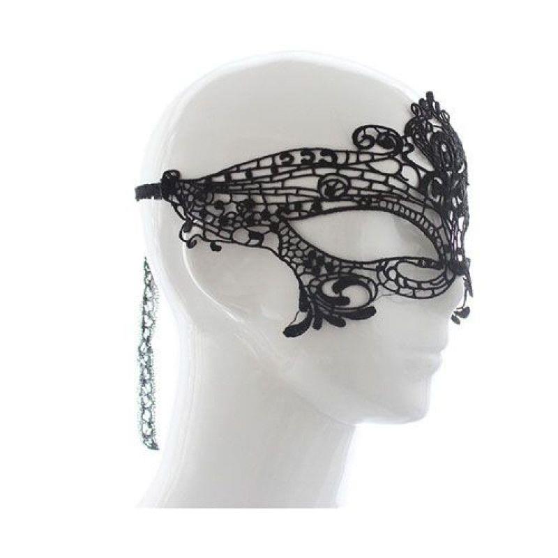 Maska BDSM Royal Mask Toyz4lovers czarna - obrazek 3