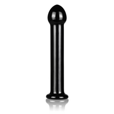 Dildo szklane Romance Lovetoy czarne 16 cm