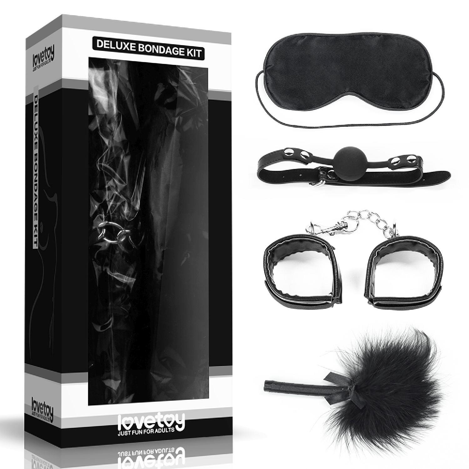 Zestaw deluxe bondage Lovetoy czarny