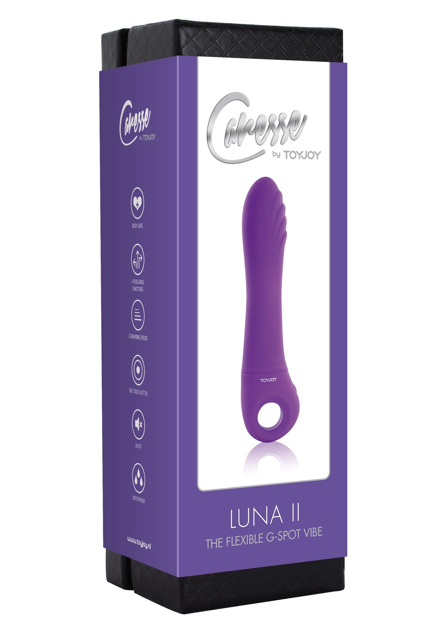 Wibrator G spot elastyczny ToyJoy Luna II fioletowy 18.5 cm - obrazek 3