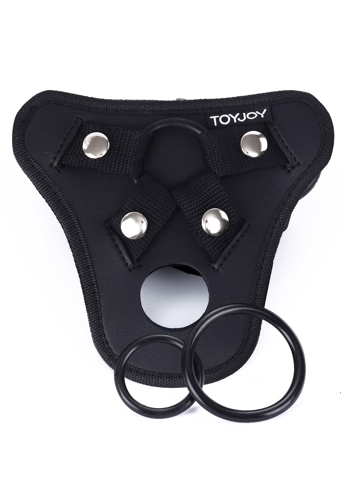 Uprząż do straponu ToyJoy poliestrowa czarna - obrazek 3