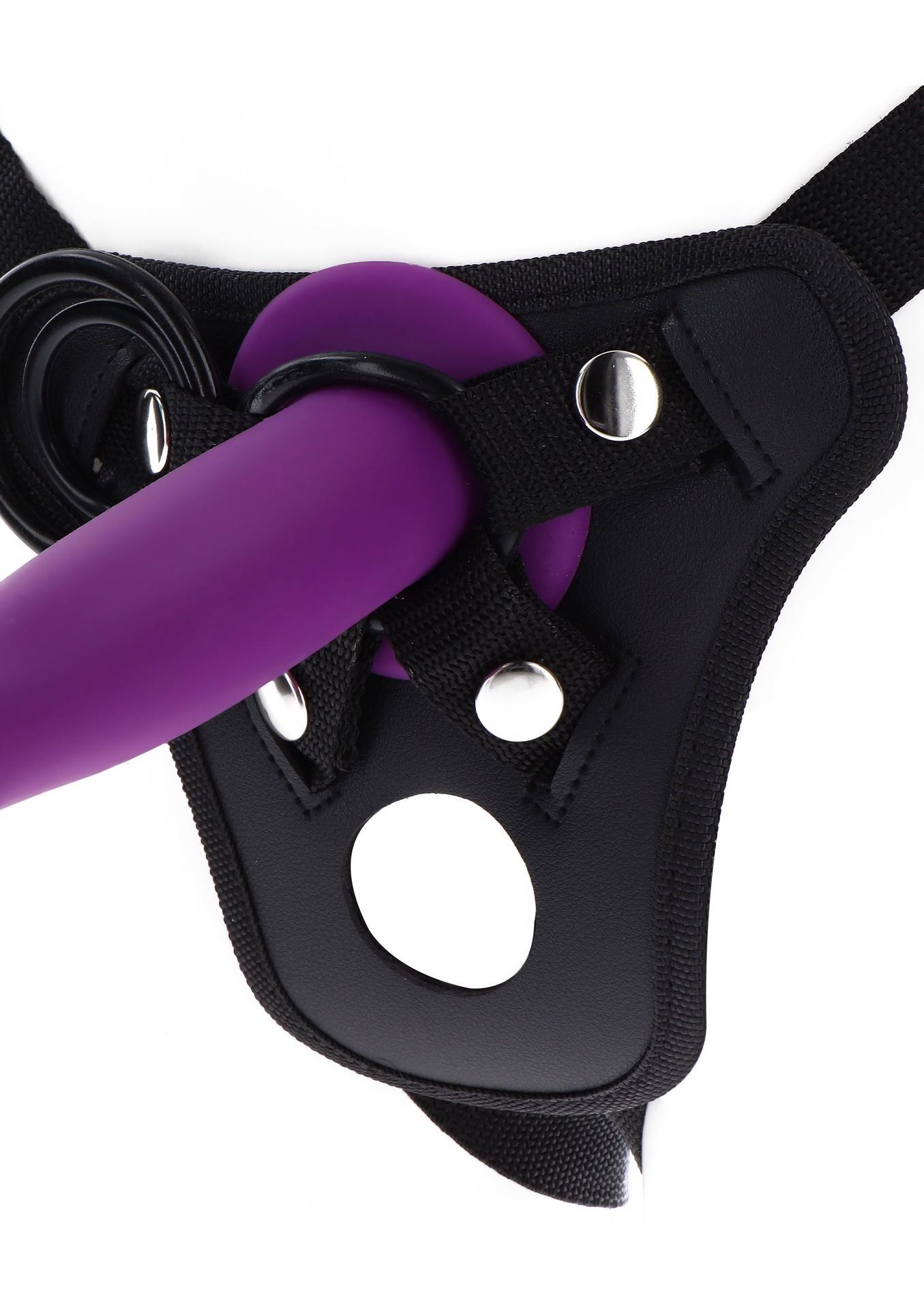 Uprząż do straponu ToyJoy poliestrowa czarna - obrazek 9