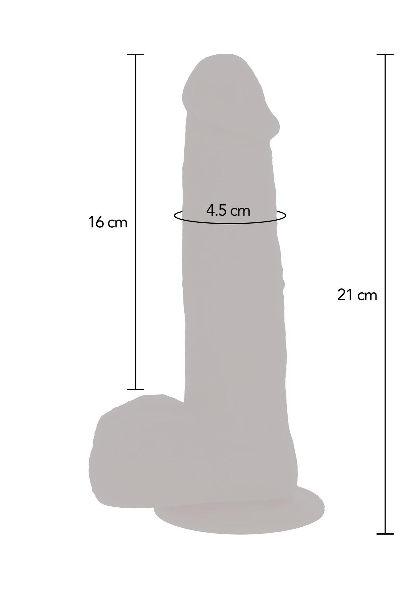 Dildo wibrujące z rotującymi koralikami ToyJoy cieliste 21 cm - obrazek 5