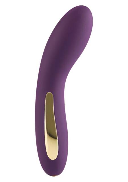 Wibrator punktu G silikonowy Luminate ToyJoy fioletowy USB 17 cm