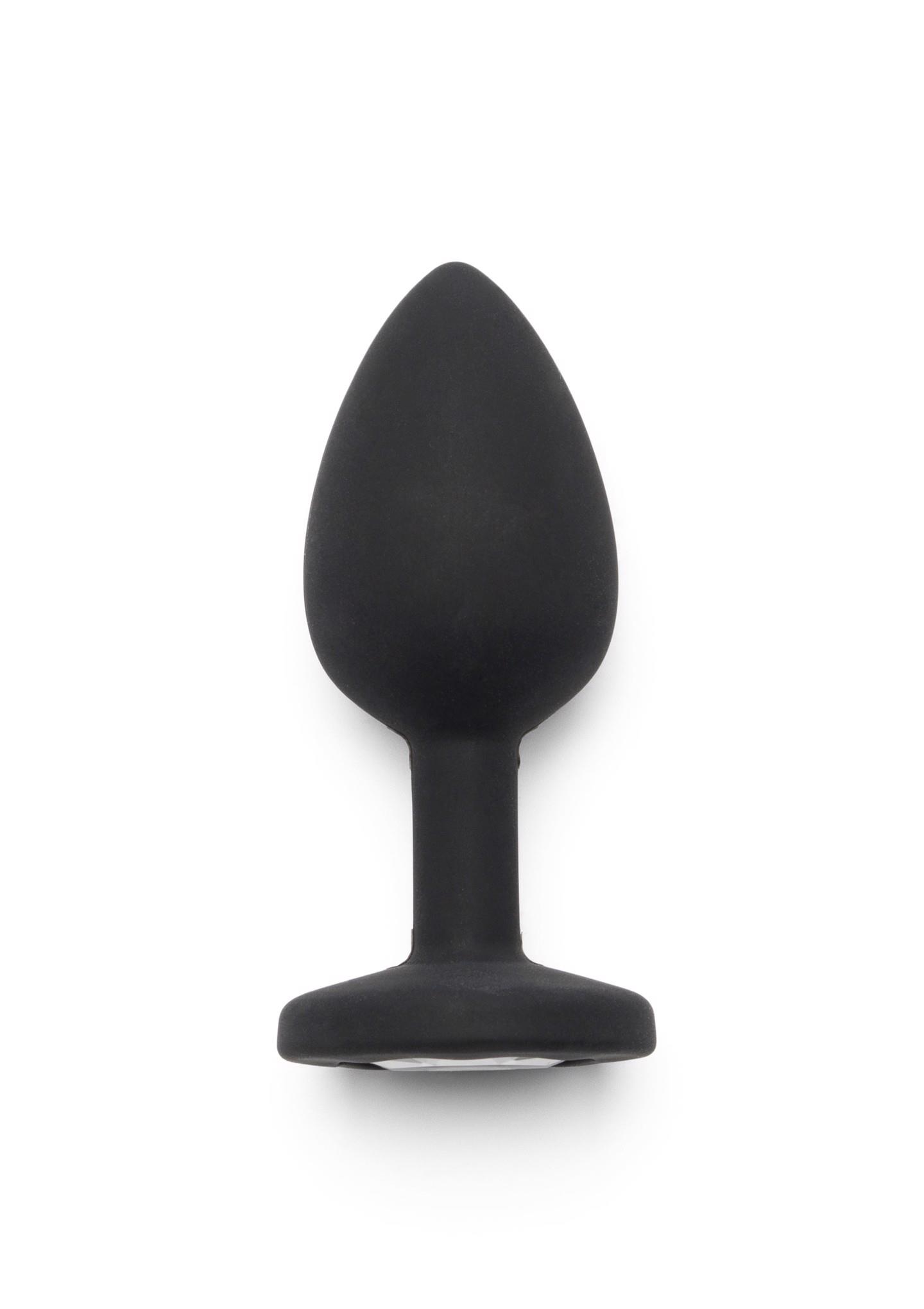 Korek analny Diamond Booty Jewel ToyJoy czarny 7 cm