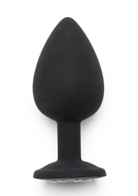 Korek analny Diamond Booty Jewel ToyJoy czarny 9 cm