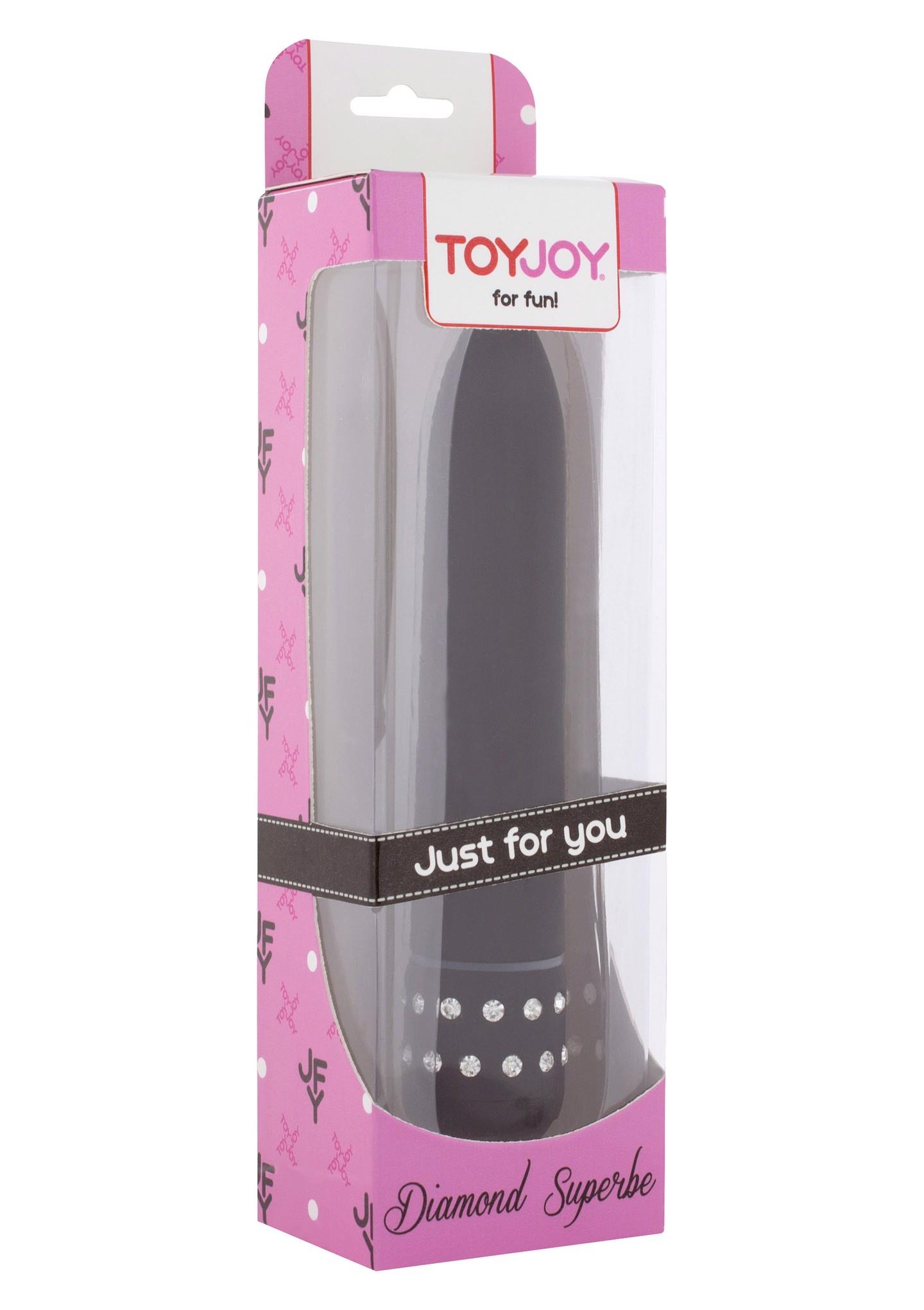 Wibrator ABS Diamond Superbe Vibe ToyJoy czarny 15.5 cm - obrazek 3