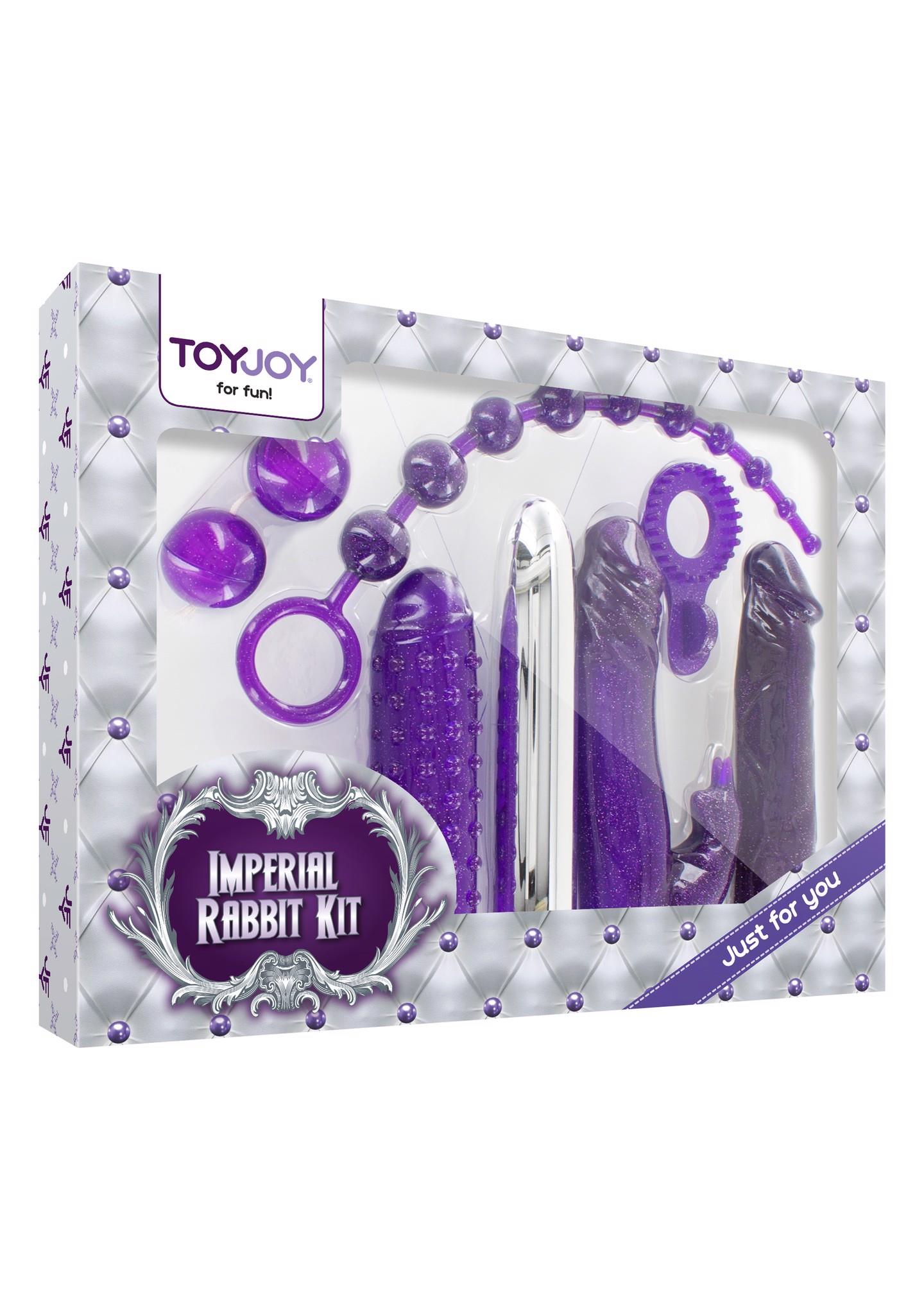 Zestaw erotyczny Imperial Rabbit Kit fioletowy ToyJoy - obrazek 2