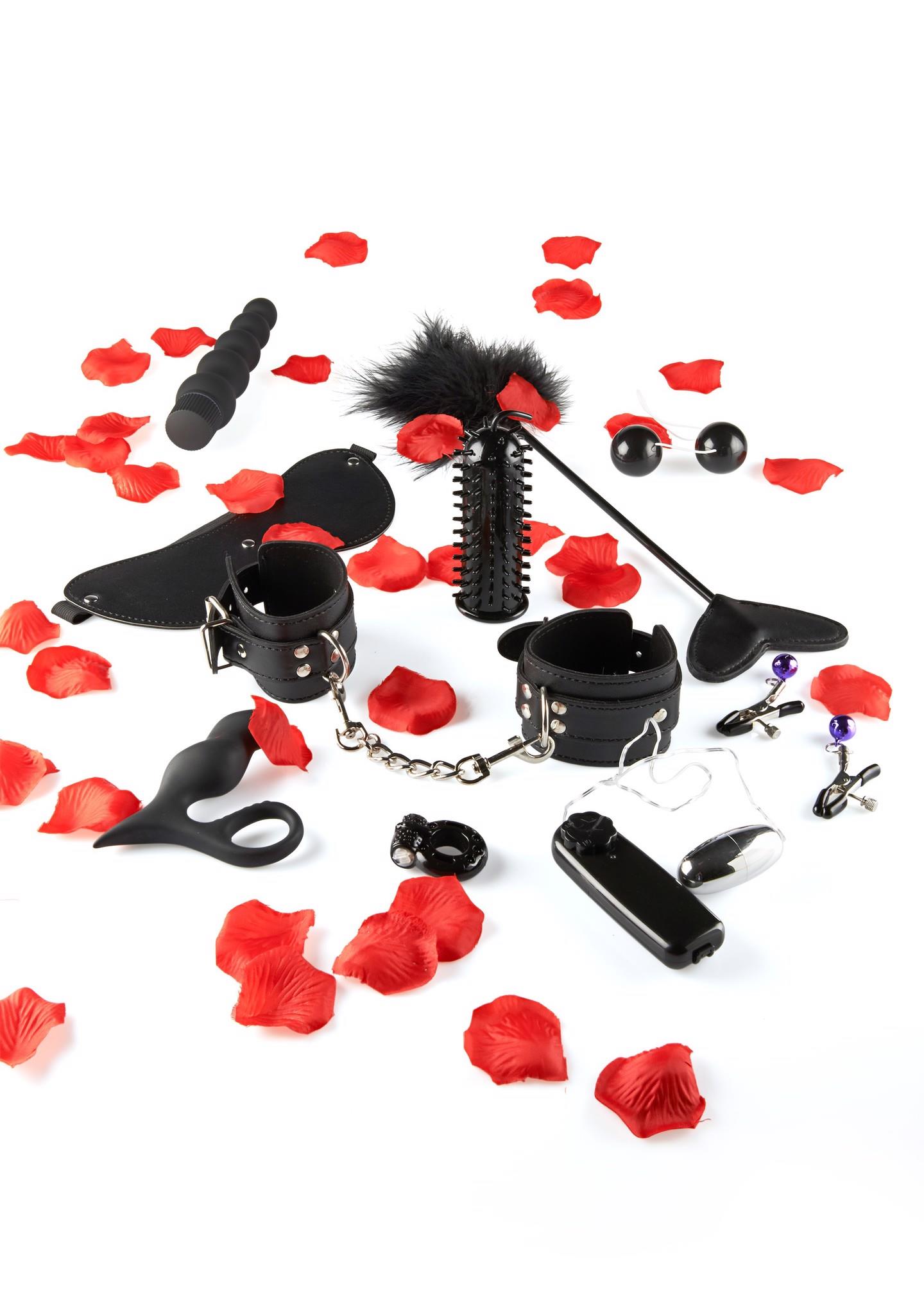 Zestaw akcesoriów erotycznych Lovetoy Starter Kit czarny - obrazek 4