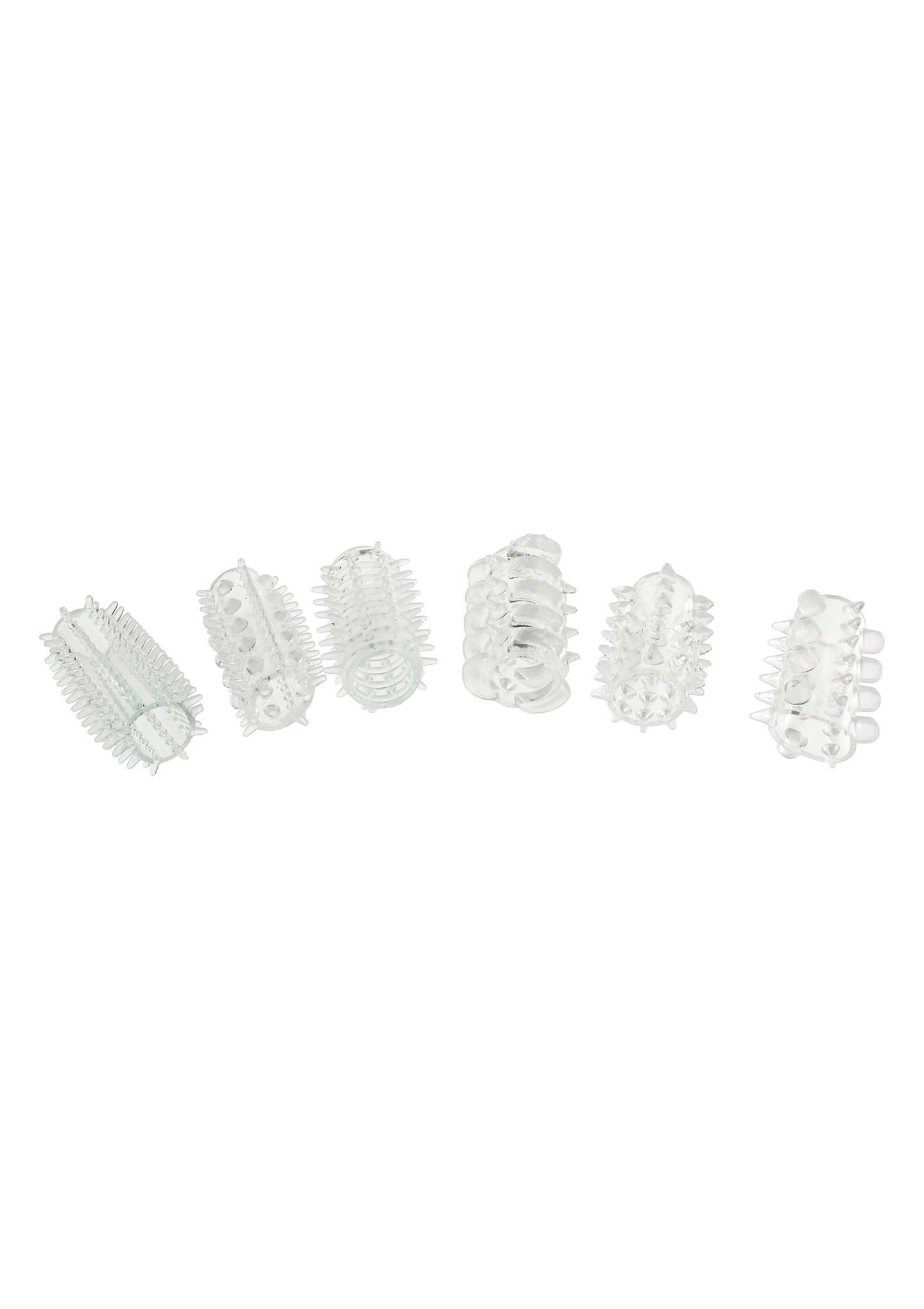 Zestaw nakładek na penisa Power Transparent ToyJoy - obrazek 2
