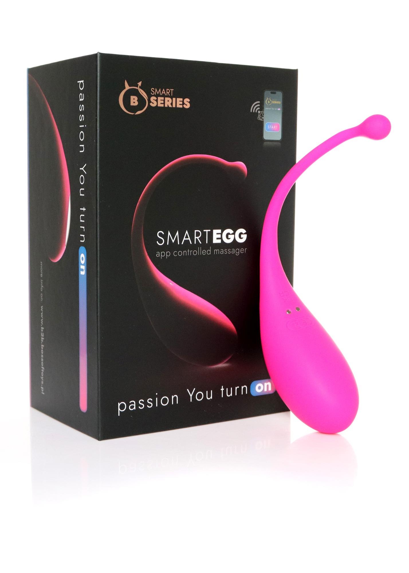 Jajko wibrujące Smart Egg B Series z aplikacją silikonowe USB - obrazek 9
