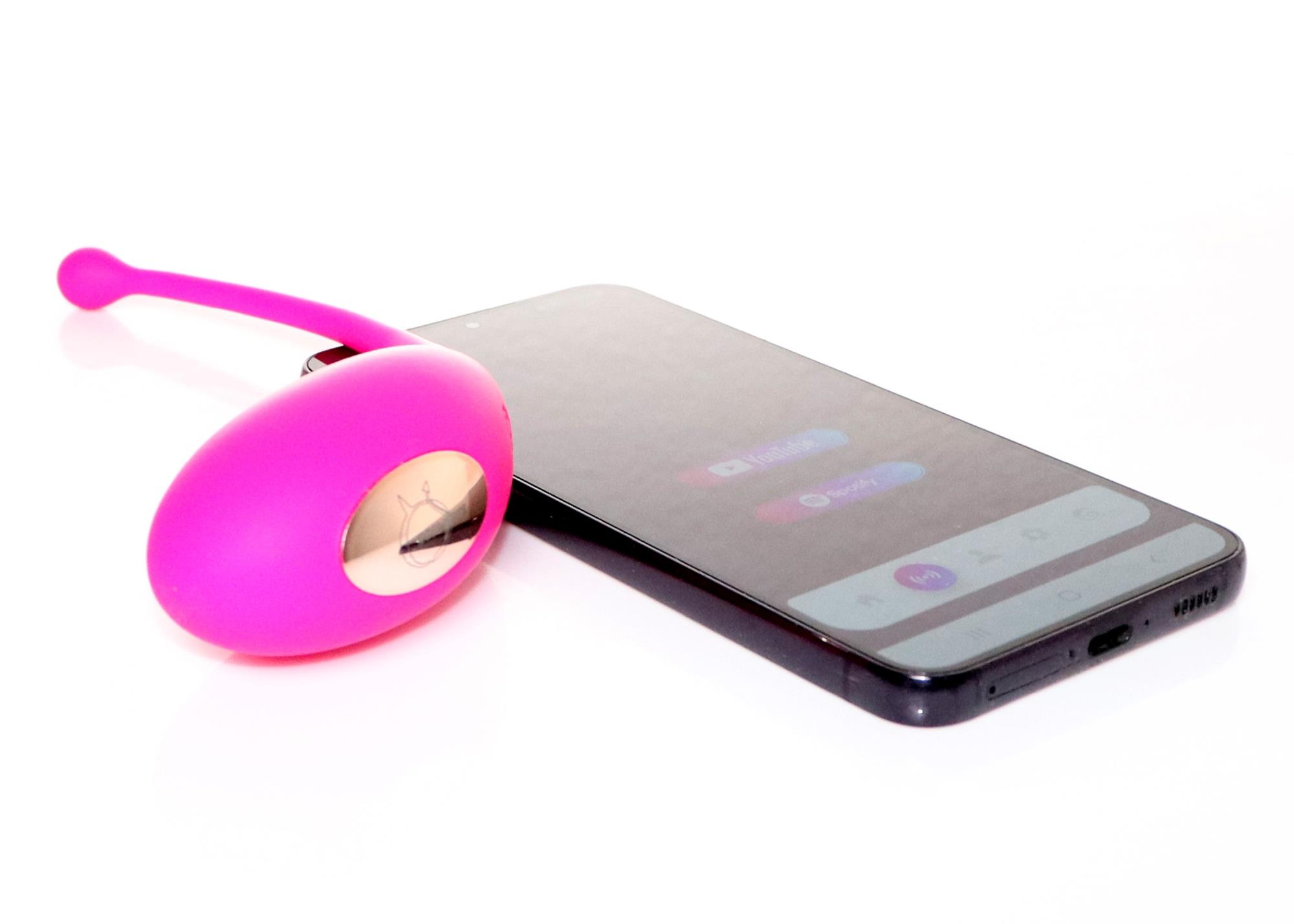 Jajko wibrujące Smart Egg B Series z aplikacją silikonowe USB - obrazek 3