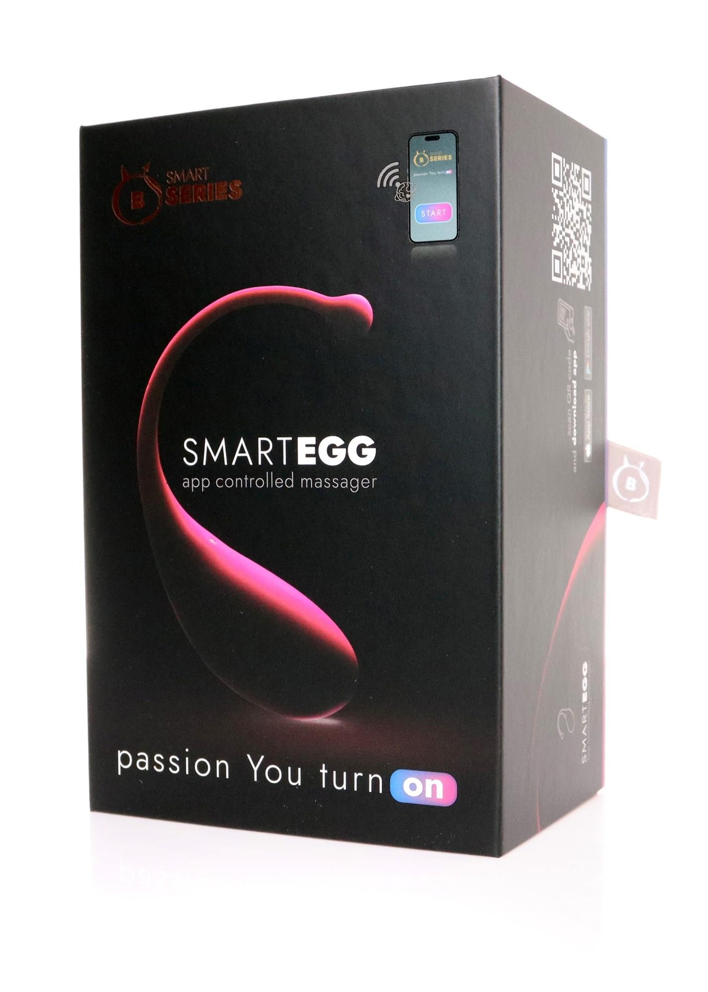 Jajko wibrujące Smart Egg B Series z aplikacją silikonowe USB - obrazek 7
