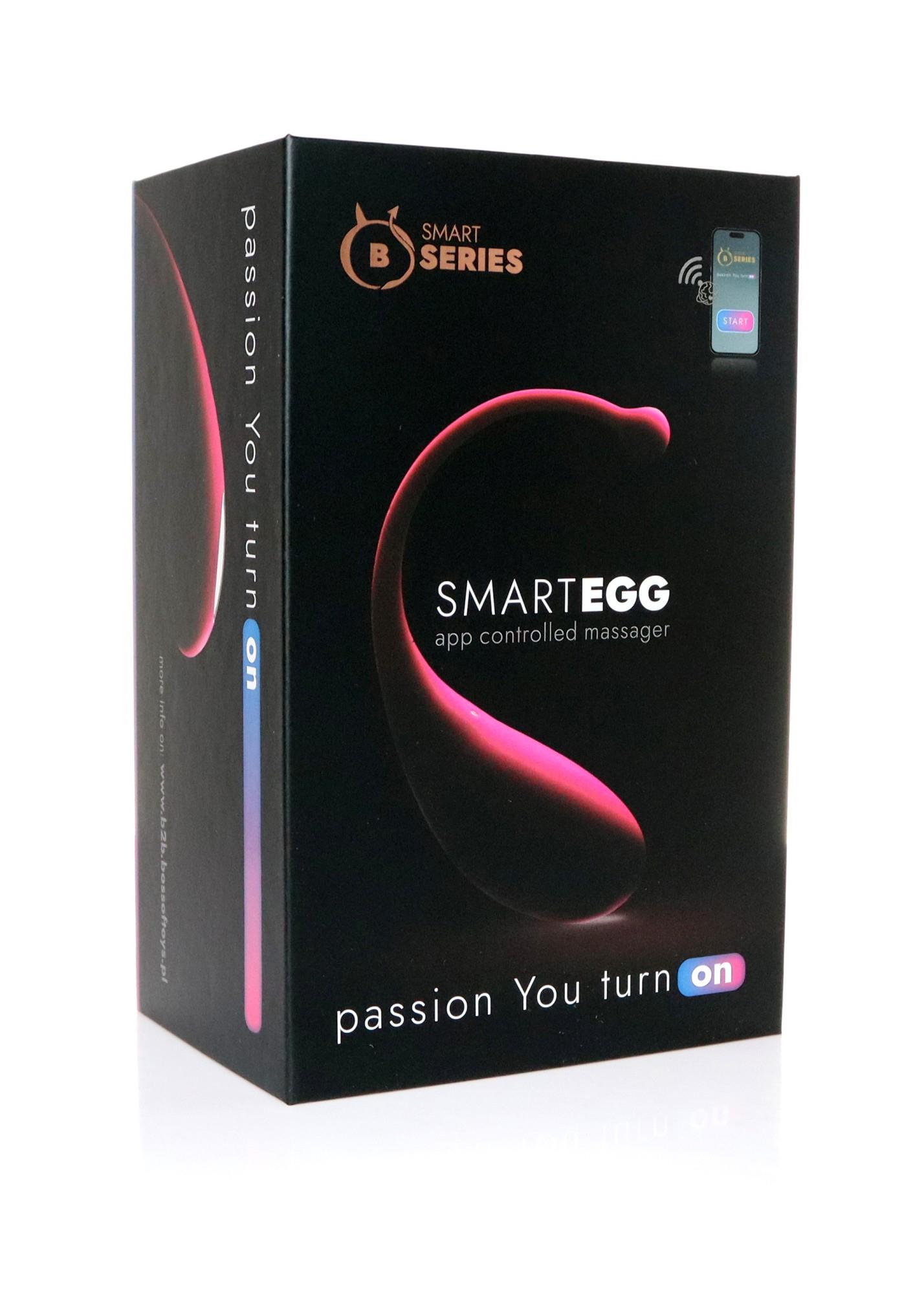 Jajko wibrujące Smart Egg B Series z aplikacją silikonowe USB - obrazek 4