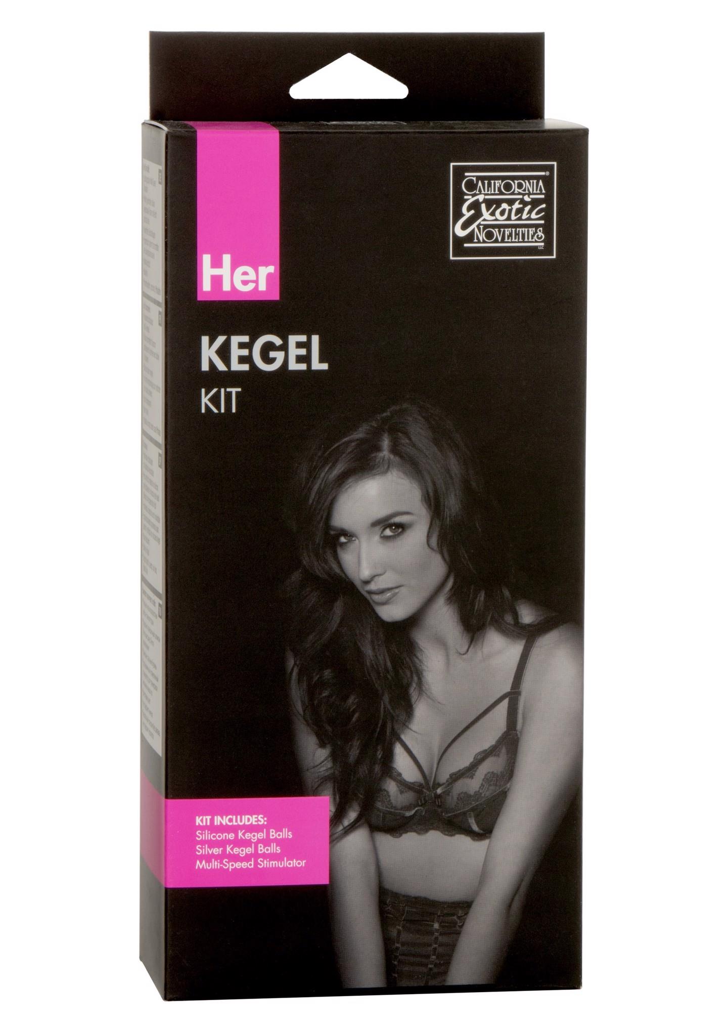 Zestaw Kegel silikonowy Calexotics fioletowy 5 cm - obrazek 4