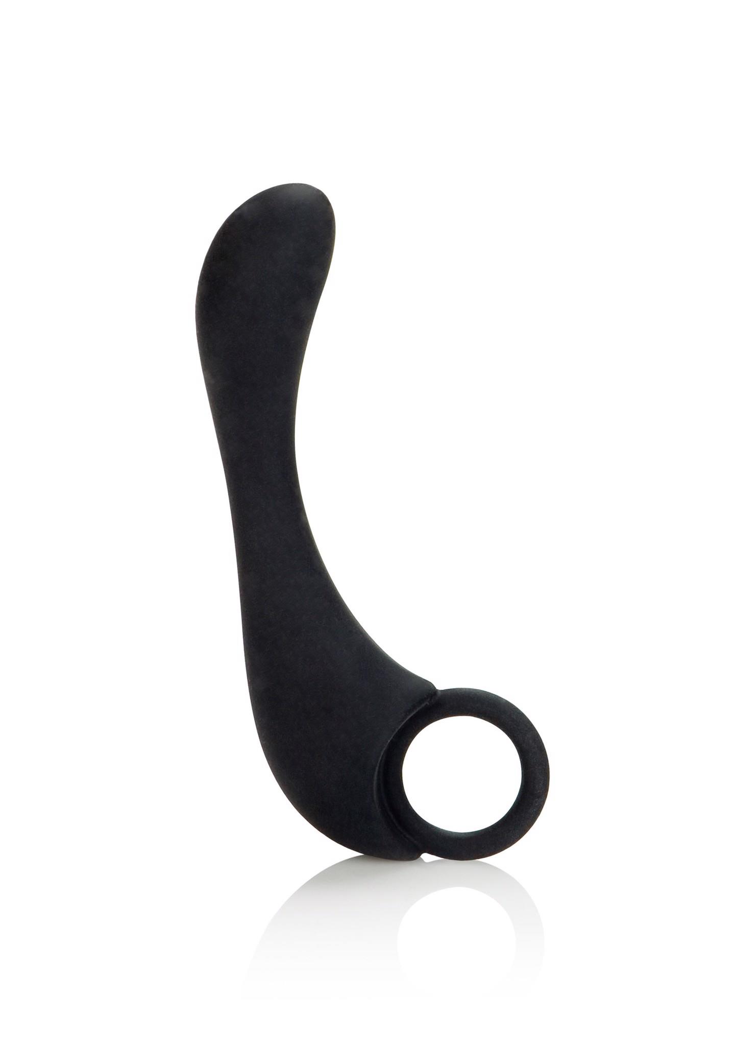 Masażer prostaty silikonowy Calexotics czarny 9.5 cm - obrazek 2