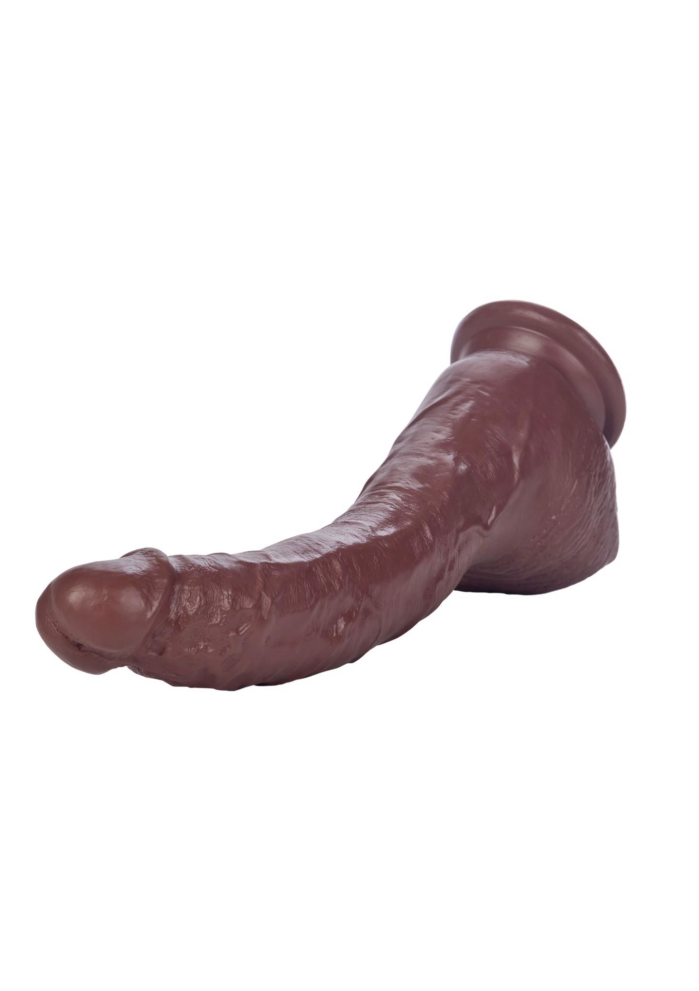 Realistyczne dildo Calexotics COLT Adam Dexter brązowe 21.5 cm - obrazek 9
