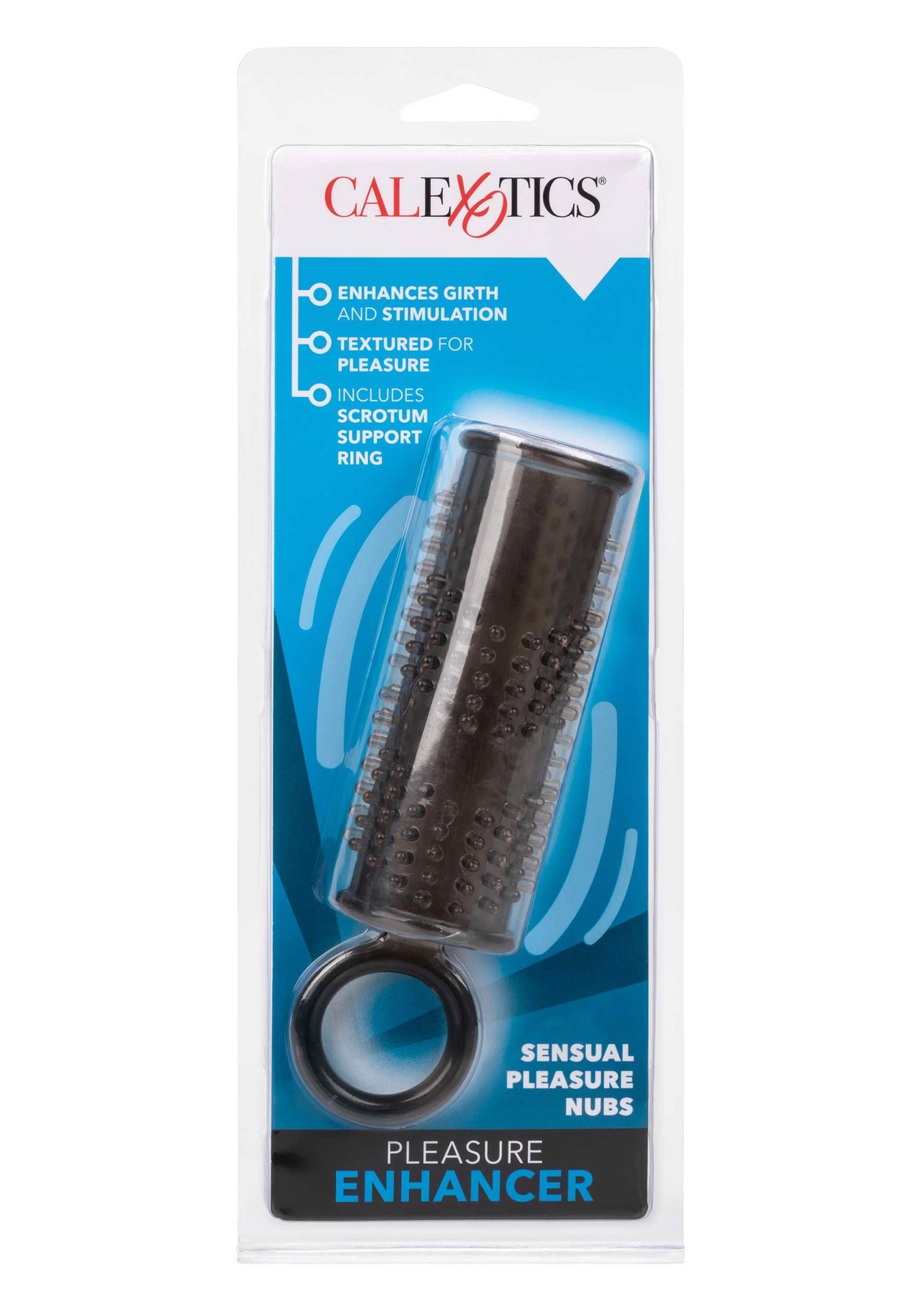 Nakładka przedłużająca Calexotics szara TPE 11.5 cm - obrazek 2