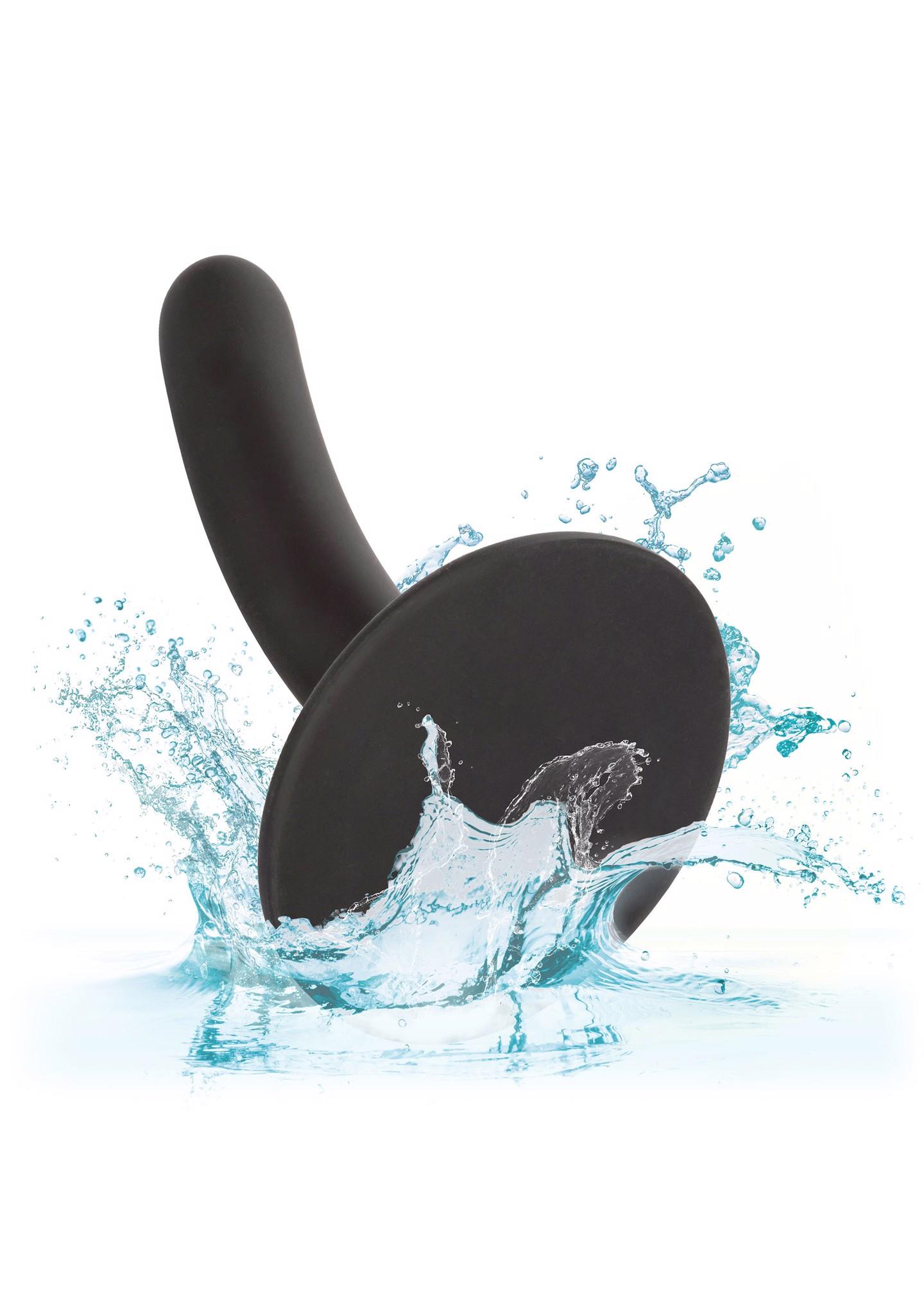 Dildo analne Boundless silikonowe czarne 11.5 cm - obrazek 4
