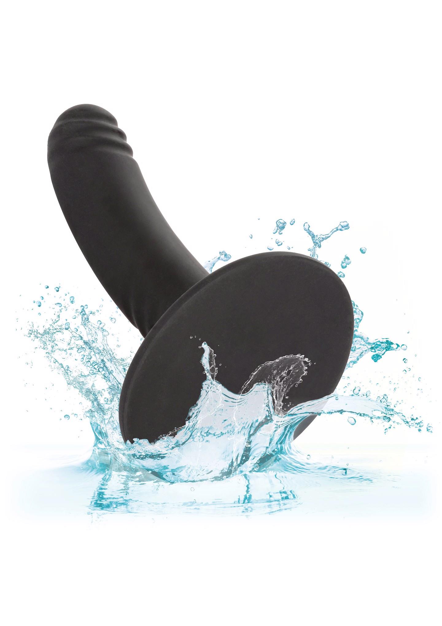 Dildo analne Calexotics Boundless żebrowane czarne 12 cm - obrazek 4